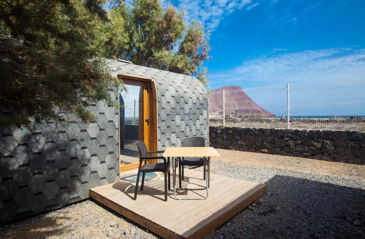 Eco-Wooden Houses Camping Montana Roja El Médano Exteriör bild